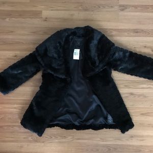 New Guess faux fur coat